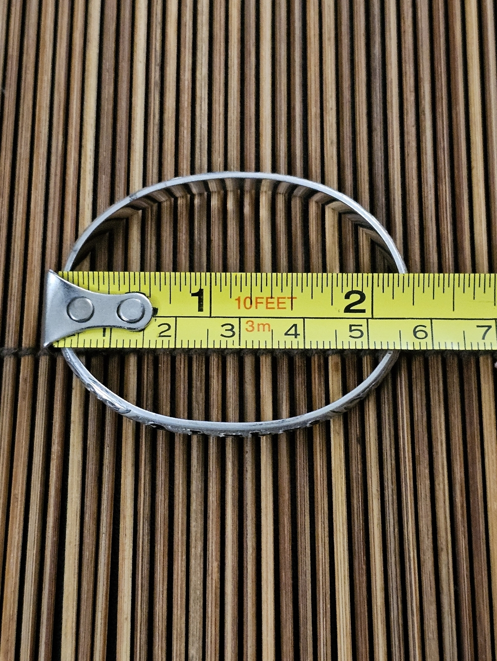 925 Silver Akahai Childs Bangle Bracelet (Vintage) - Picture 8 of 11